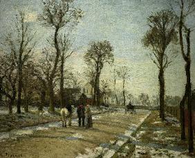 C.Pissarro, Louveciennes Wintersonne