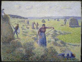 At the hay harvest
