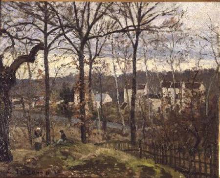 Winter Landscape at Louveciennes od Camille Pissarro
