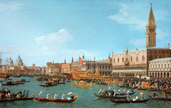 Venice / Il Bucintoro / Canaletto od Giovanni Antonio Canal (Canaletto)