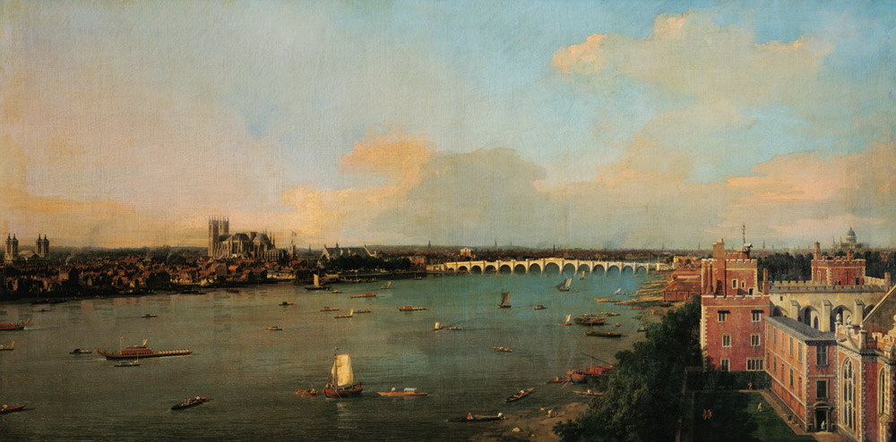 Ansicht von London od Giovanni Antonio Canal (Canaletto)