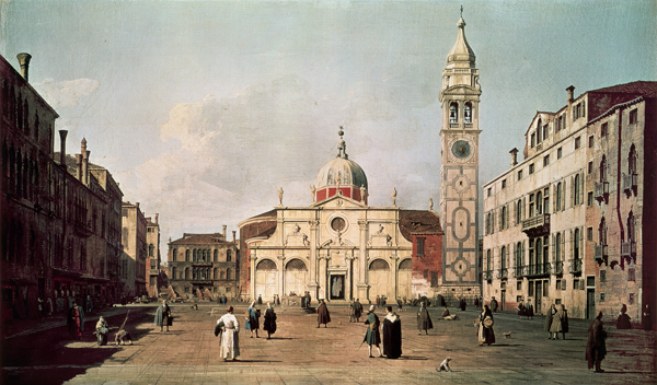 Campo of Santa Maria Formosa od Giovanni Antonio Canal (Canaletto)