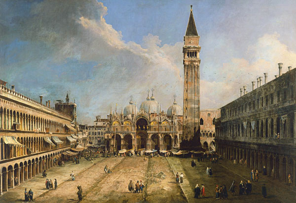 Piazza San Marco od Giovanni Antonio Canal (Canaletto)