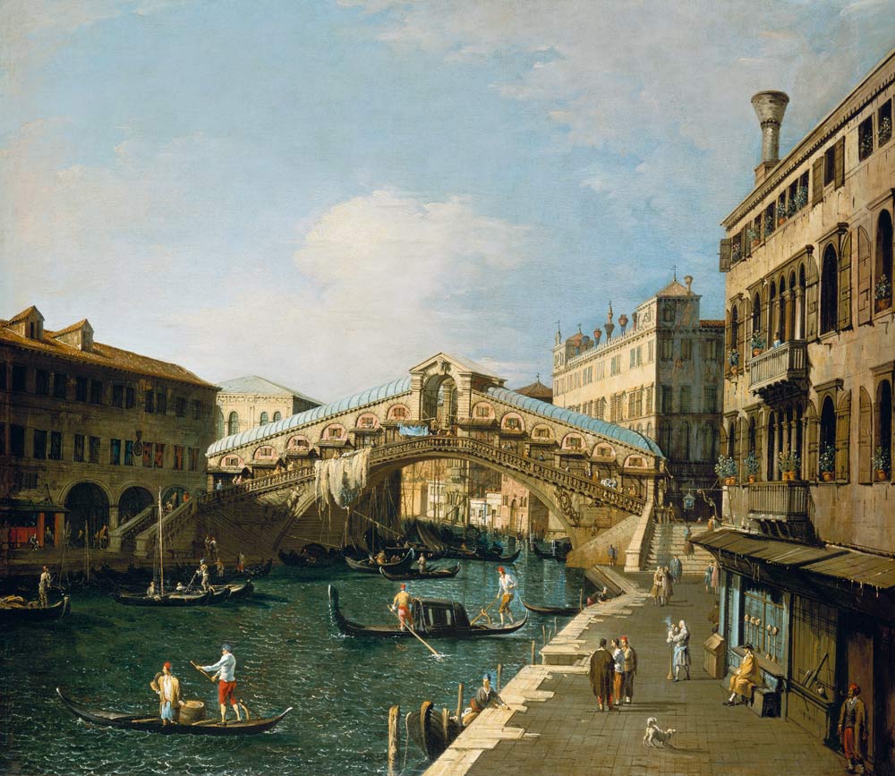 The Grand Canal, Venice od Giovanni Antonio Canal (Canaletto)