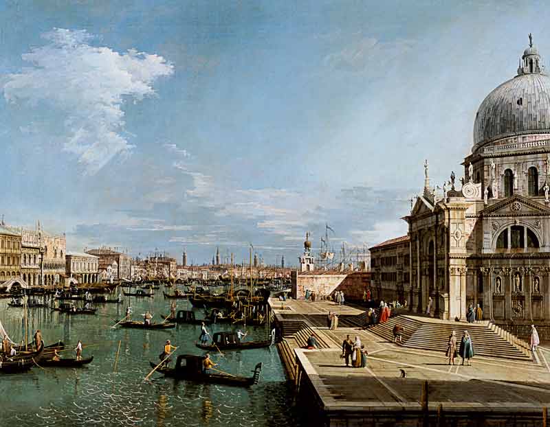 Venice, Santa Maria Della salutes od Giovanni Antonio Canal (Canaletto)