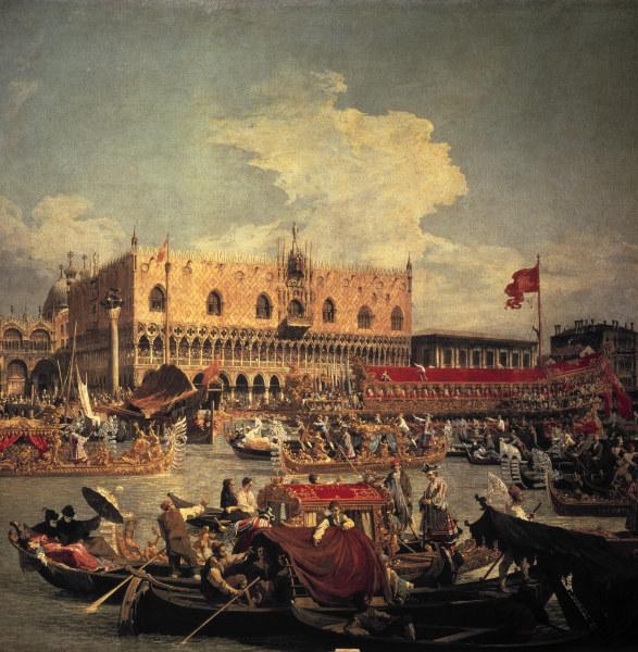 Canaletto / Return of the Bucentaur od Giovanni Antonio Canal (Canaletto)