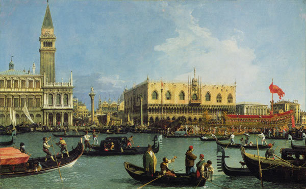 Return of the Buccintoro, Venice od Giovanni Antonio Canal (Canaletto)