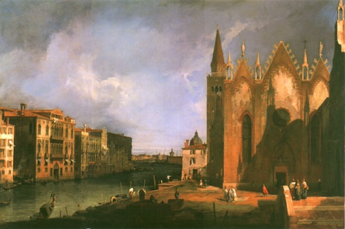 Grand Canal from p. Maria Della Carità To of The Bacino od Giovanni Antonio Canal (Canaletto)