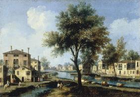 Brenta / View / Ptg.by Canaletto / C18th