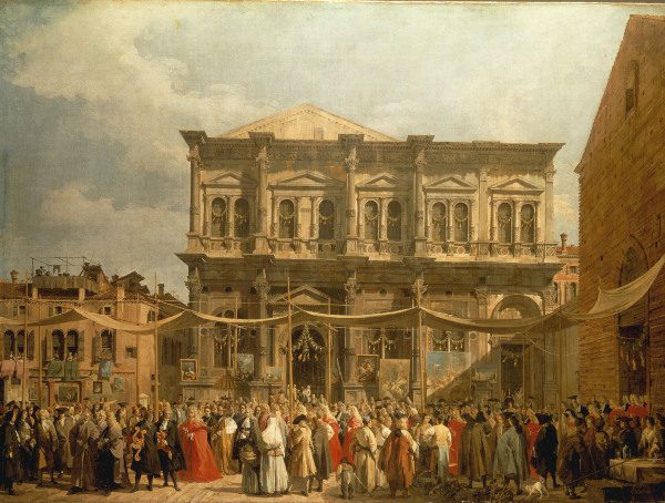 Venice / Scuola di S. Rocco / Canaletto od Giovanni Antonio Canal (Canaletto)
