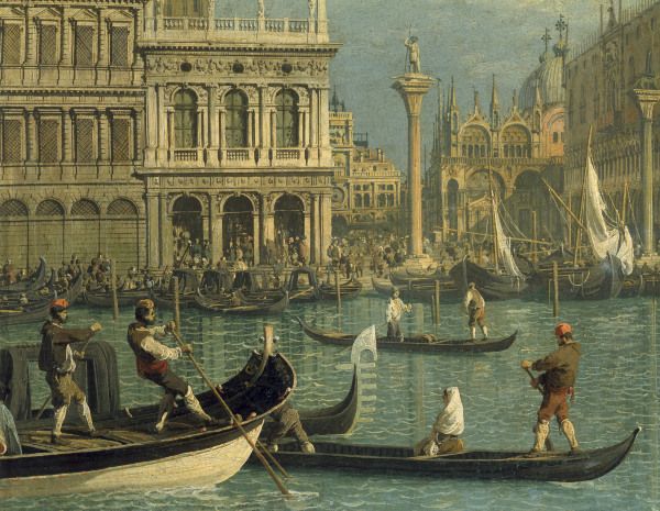 Venice, Piazzetta / Pai.b.Canaletto od Giovanni Antonio Canal (Canaletto)