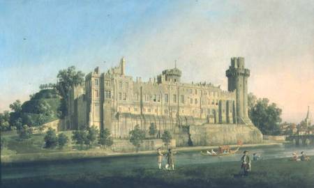 Warwick Castle od Giovanni Antonio Canal (Canaletto)