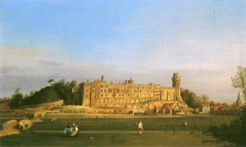 Warwick Castle's The South front od Giovanni Antonio Canal (Canaletto)