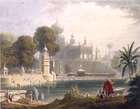 View of Sassoor in the Deccan, from Volume II of 'Scenery, Costumes and Architecture of India', draw od Captain Robert M. Grindlay