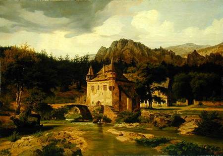 Castle in the Mountains od Carl Dahl