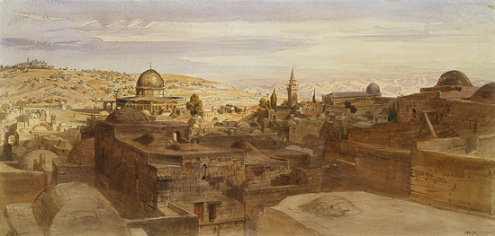 Jerusalem od Carl Friedr.Heinrich Werner
