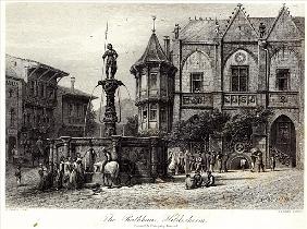 The Rathhaus, Hildesheim; engraved by J.J. Crew, printed Cassell & Company Ltd
