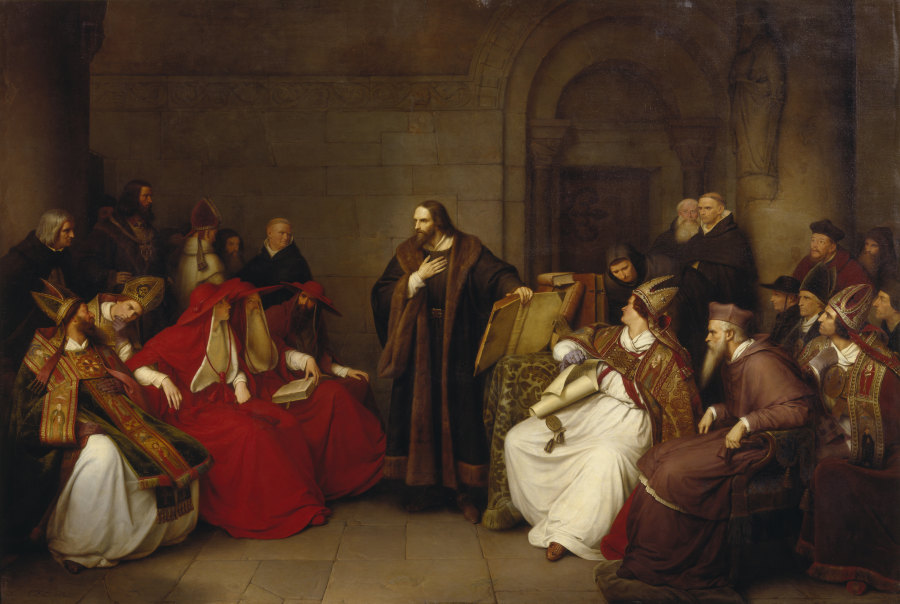 Jan Hus at Constance od Carl Friedrich Lessing