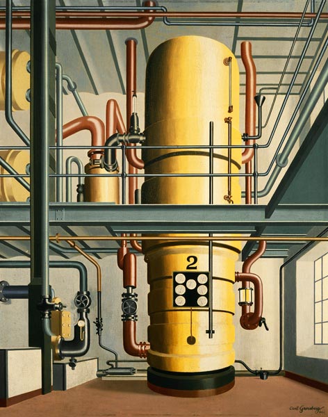 Der gelbe Kessel, 1933. od Carl Grossberg