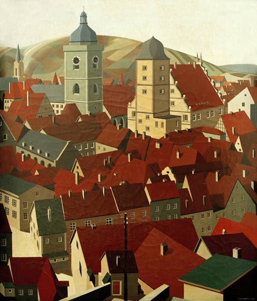 Marktbreit, 1931. od Carl Grossberg