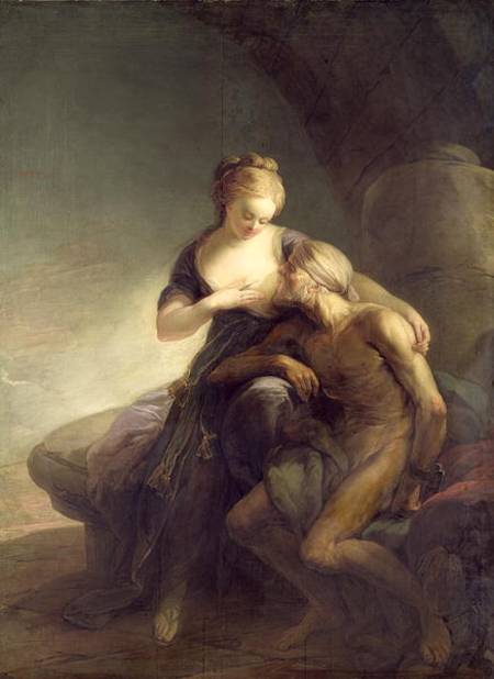 Roman Charity, an Allegory of Love od Carl Gustaf Pilo