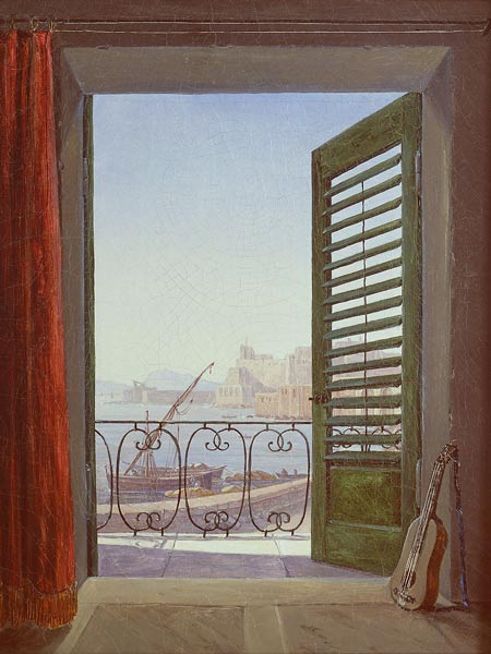 Balcony Room with a View of the Bay of Naples od Carl Gustav Carus