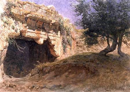 Entrance to the Tombs of the Kings, Jerusalem od Carl Haag