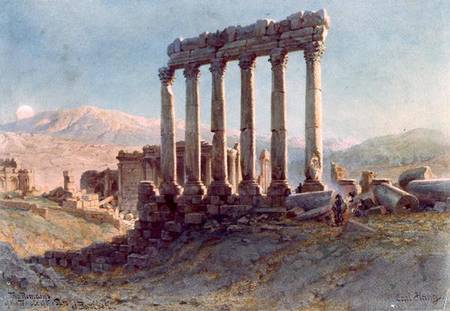 The Remains of the Temple of the Sun at Baalbek od Carl Haag
