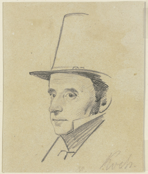 Portrait of Koch od Carl Hoff