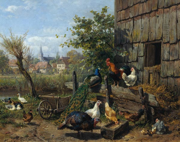 The Farmyard od Carl Jutz