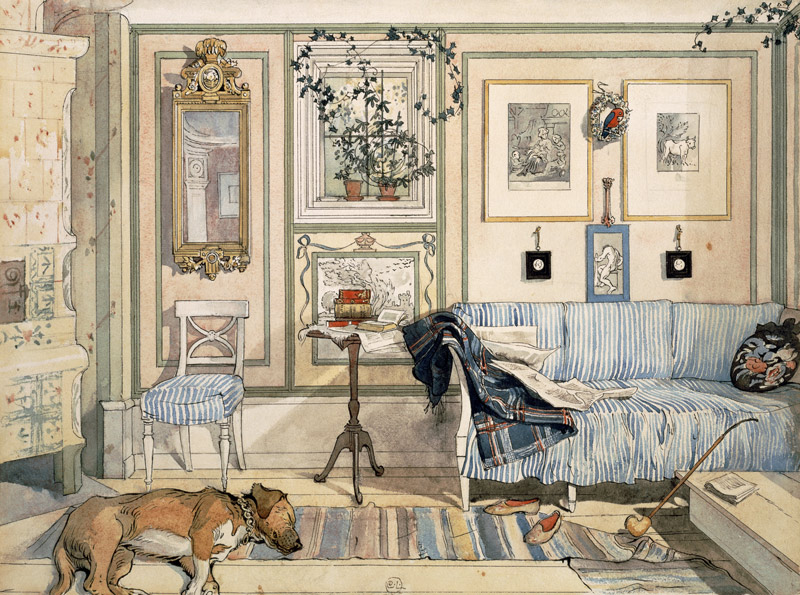 Cosy Corner, from 'A Home' series od Carl Larsson