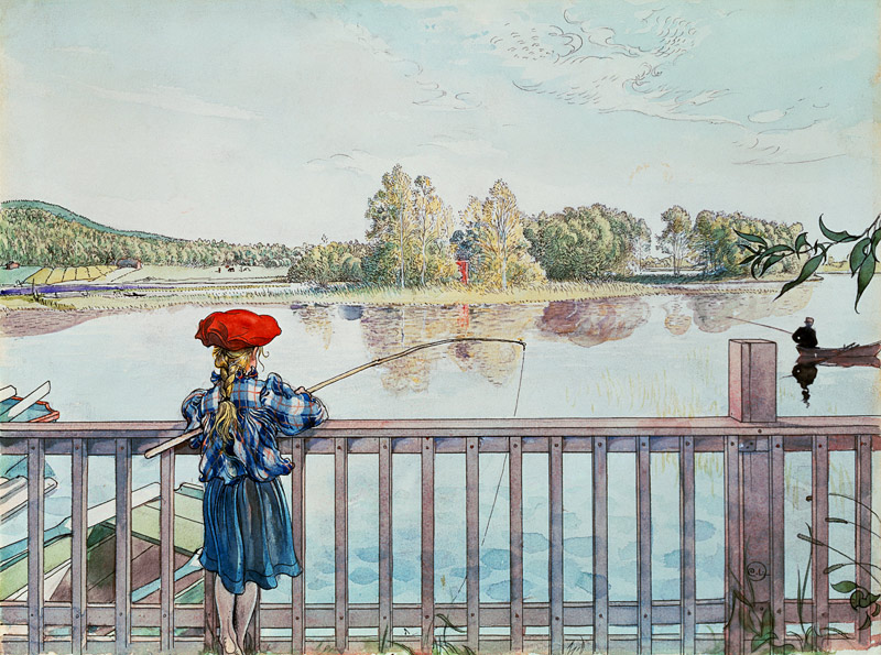 Lisbeth Angling, from 'A Home' series od Carl Larsson