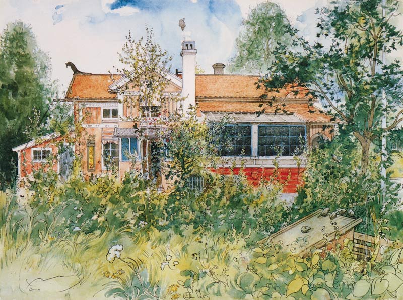 The Cottage, from 'A Home' series od Carl Larsson
