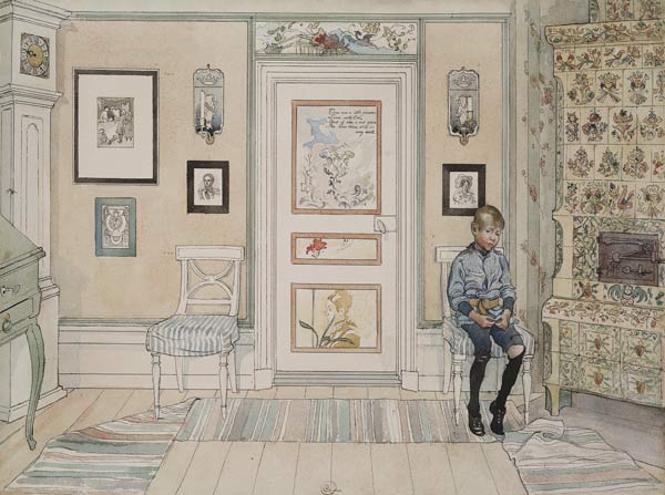 In the Corner, from 'A Home' series od Carl Larsson