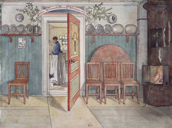 Old Anna, from 'A Home' series od Carl Larsson