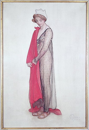 Red and Black od Carl Larsson