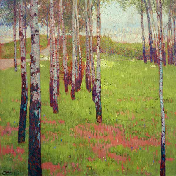 Birch Forest od Carl Moll