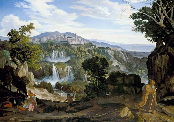 The waterfalls of Tivoli. od Carl Philipp Fohr