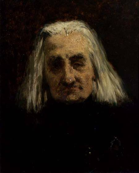 Portrait of Franz Liszt (1811-1886) od Carl Schlosser