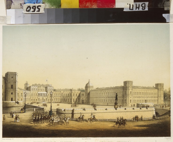 View of the Main Gatchina palace od Carl Schulz