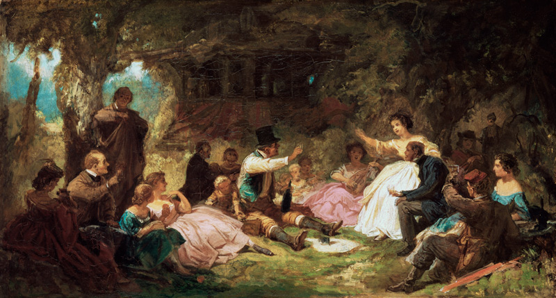 The picnic od Carl Spitzweg
