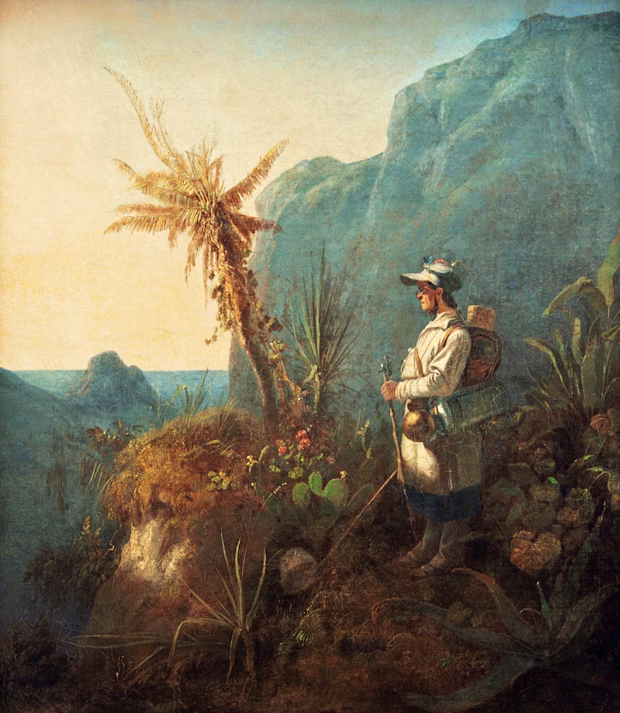 C.Spitzweg, Naturforscher in den Tropen od Carl Spitzweg