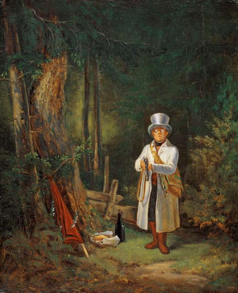 The once-a-month huntsman od Carl Spitzweg