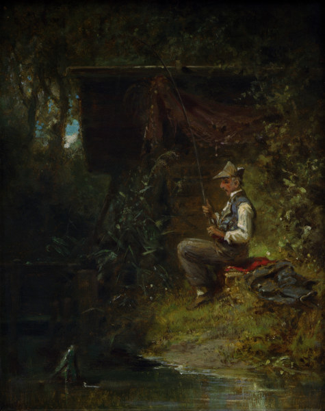 C.Spitzweg, Der Angler od Carl Spitzweg