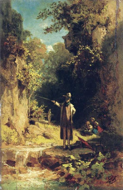 Der Angler od Carl Spitzweg