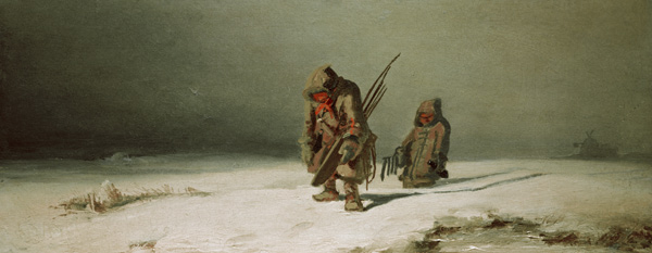 C.Spitzweg, Polargegend (Die Eskimos) od Carl Spitzweg
