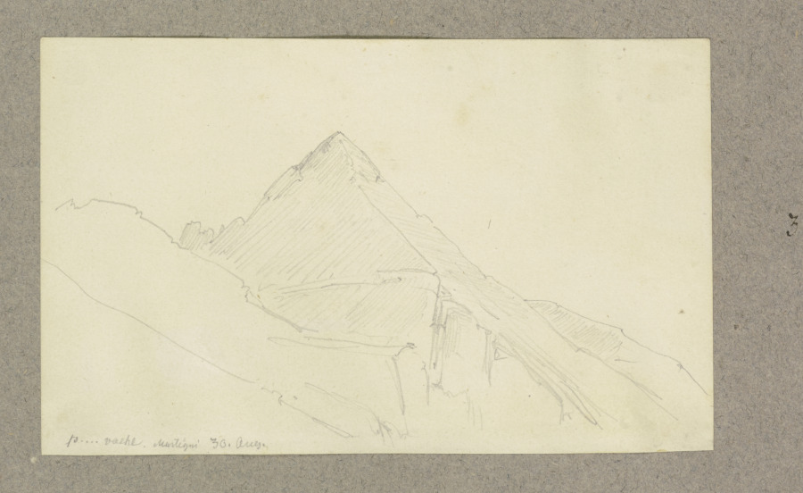 Mountain near Martigny od Carl Theodor Reiffenstein