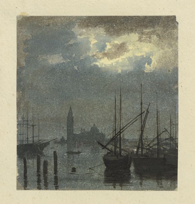 Blick über den Bacino di San Marco auf S. Giorgio Maggiore od Carl Theodor Reiffenstein
