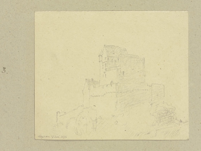 Alzenau castle od Carl Theodor Reiffenstein