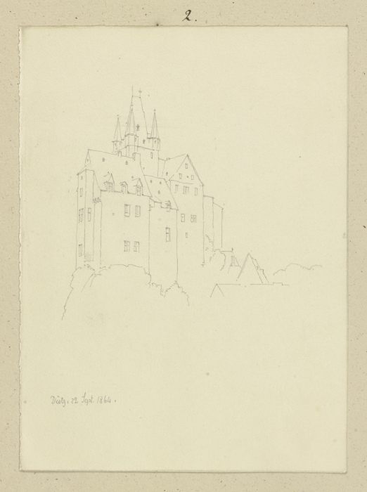 The counts castle Diez od Carl Theodor Reiffenstein